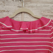 PINK WHITE LONG SLEEVE TOP