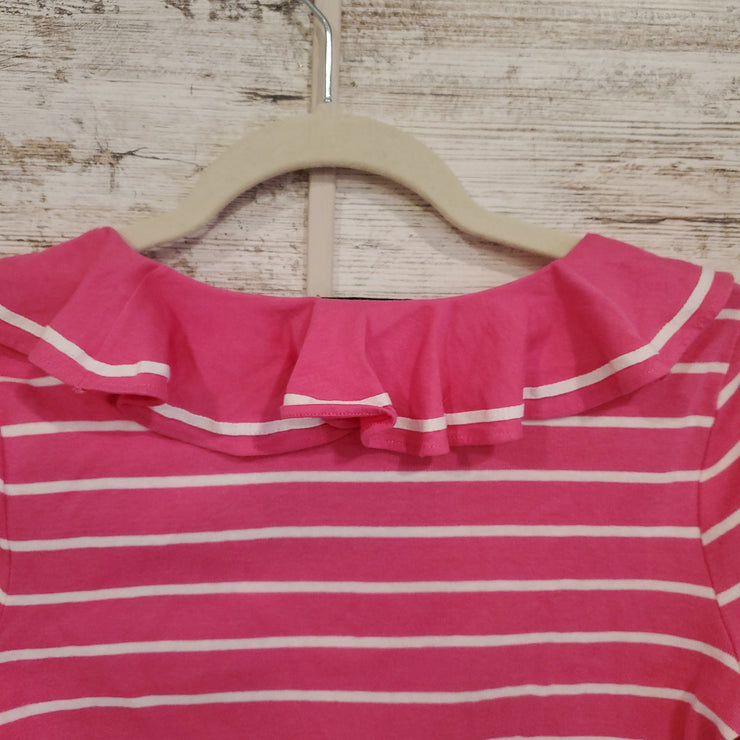 PINK WHITE LONG SLEEVE TOP