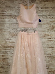 PINK 2 PC. A LINE GOWN SET
