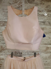 PINK 2 PC. A LINE GOWN SET