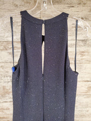 GRAY SPARKLY LONG EVENING GOWN