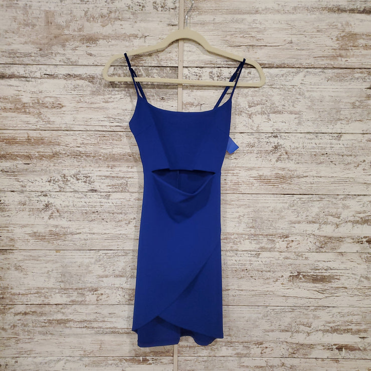 ROYAL BLUE SHORT DRESS