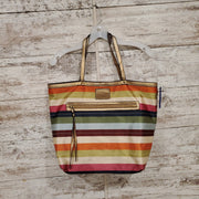 STRIPED HANDBAG