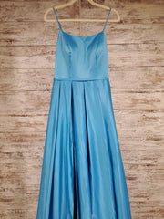 BLUE A LINE GOWN (NEW)