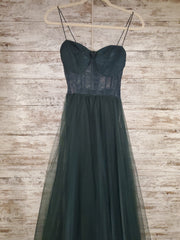 GREEN A LINE GOWN (NEW)