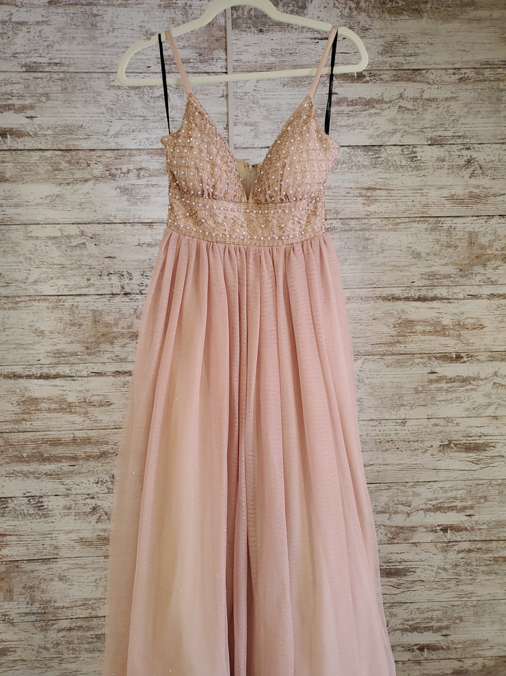 BLUSH A LINE GOWN