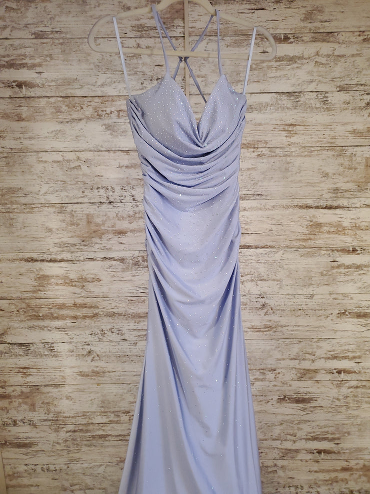 LAVENDER LONG EVENING GOWN