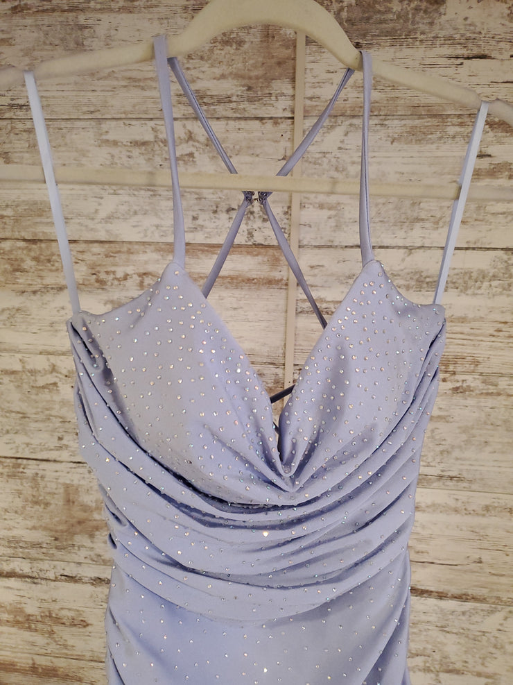 LAVENDER LONG EVENING GOWN