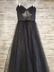 BLACK SPARKLY PRINCESS GOWN