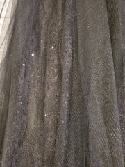 BLACK SPARKLY PRINCESS GOWN