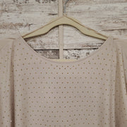 TAN SHORT SLEEVE TOP (NEW)