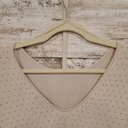 TAN SHORT SLEEVE TOP (NEW)