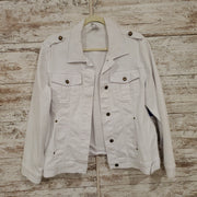 WHITE DENIM JACKET