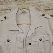 WHITE DENIM JACKET