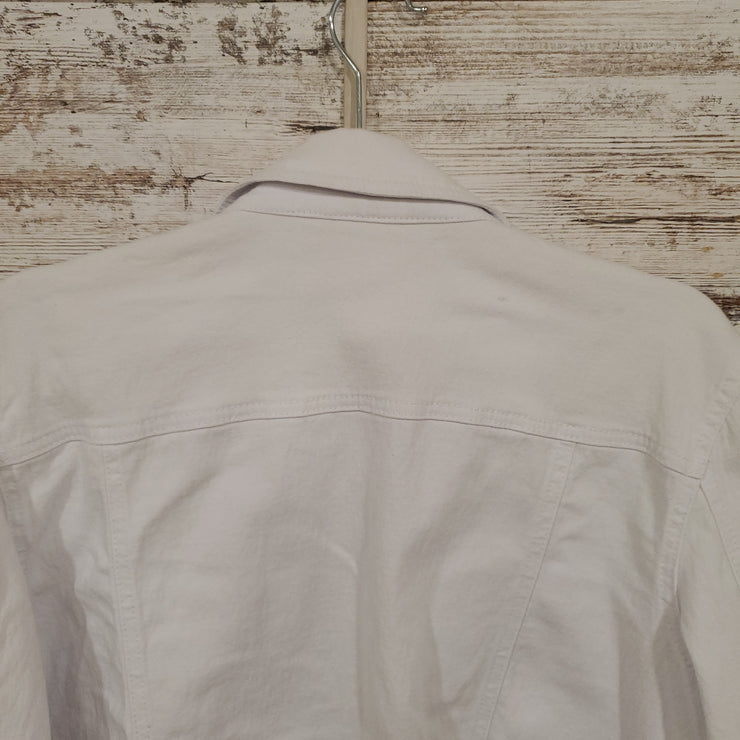 WHITE DENIM JACKET