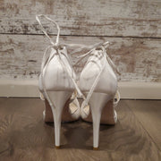 IVORY EMBROIDERED HEELS (NEW)