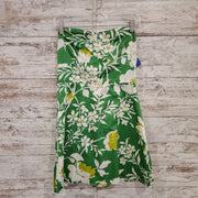 GREEN/WHITE FLORAL SHORT DRESS