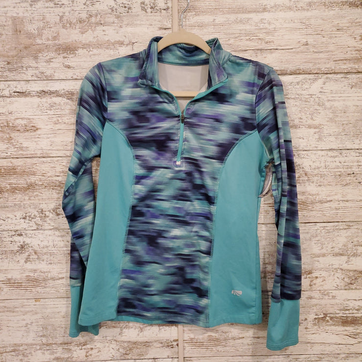 GREEN/COLORFUL 3/4 ZIP UP $70