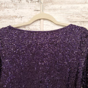 PURPLE SPARKLY TOP