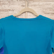 BLUE LONG SLEEVE TOP $108