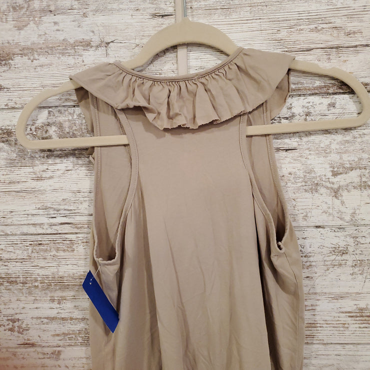 TAN 100% COTTON SHORT DRESS