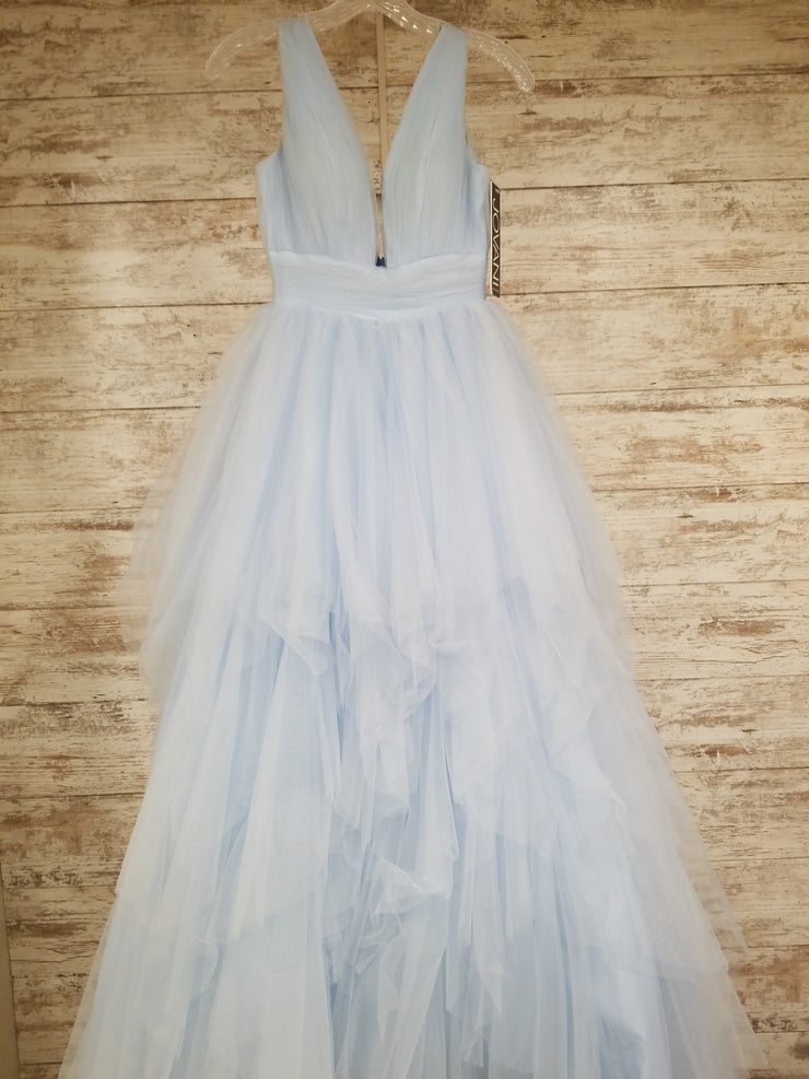 BLUE A LINE GOWN (NEW)