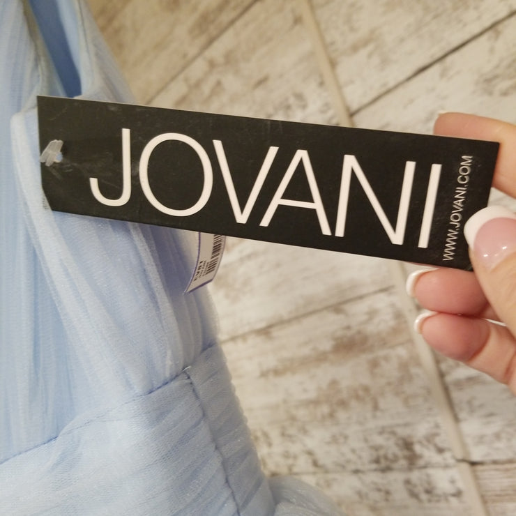 BLUE A LINE GOWN (NEW)