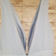 BLUE A LINE GOWN (NEW)