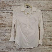 WHITE LONG SLEEVE SHIRT $69