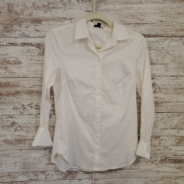 WHITE LONG SLEEVE SHIRT $69