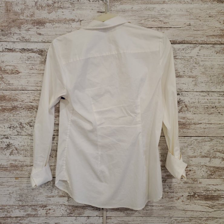 WHITE LONG SLEEVE SHIRT $69