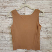 TAN SLEEVELESS TOP $198