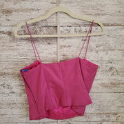 PINK STRAPLESS TOP $178