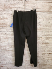 BLACK WOOL BLEND PANTS $398