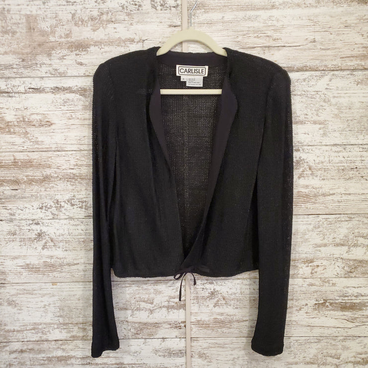 BLACK OPEN CARDIGAN $498