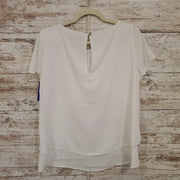 WHITE SHORT SLEEVE TOP $88