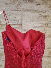 PINK SPARKLY LONG DRESS