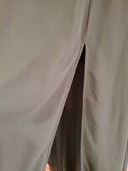 GREEN LONG EVENING GOWN