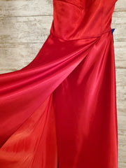 RED A LINE GOWN