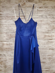 ROYAL BLUE LONG EVENING GOWN