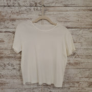 IVORY SHORT SLEEVE TOP