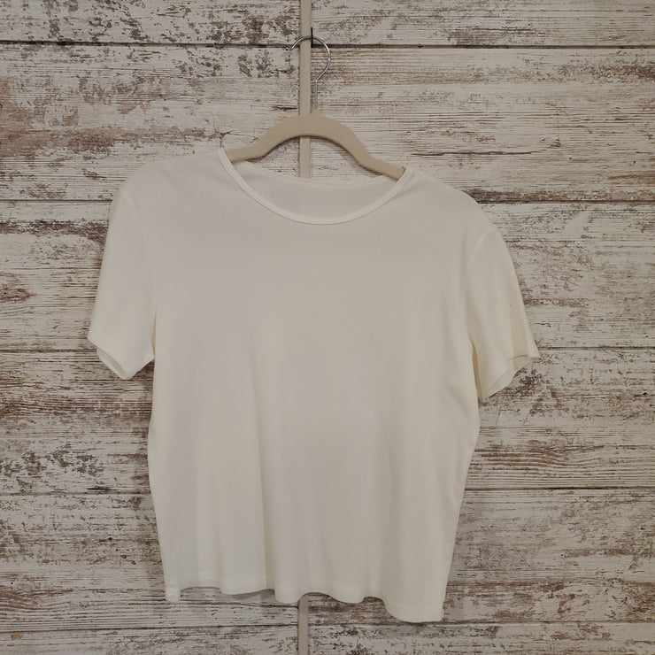 IVORY SHORT SLEEVE TOP