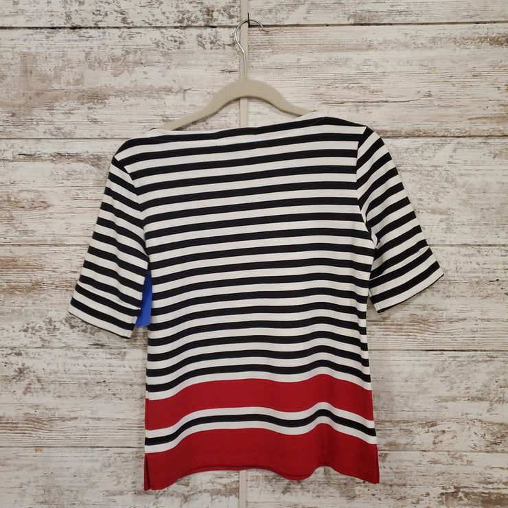 BLACK/RED/BLACK SHORT SLEEVE
