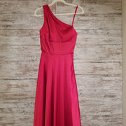 RED A LINE GOWN