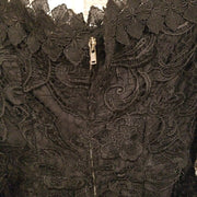 BLACK/LACE SHORT DRESS