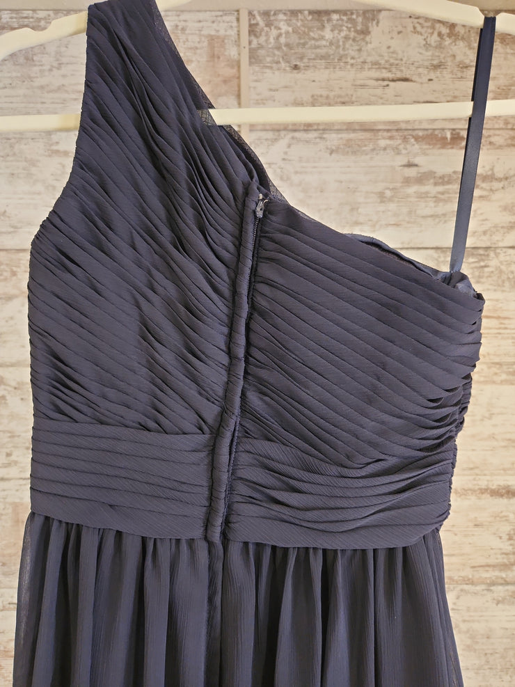 NAVY LONG EVENING GOWN