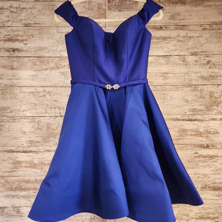 ROYAL BLUE SHORT DRESS