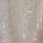 WHITE SPARKLY SHORT DRESS
