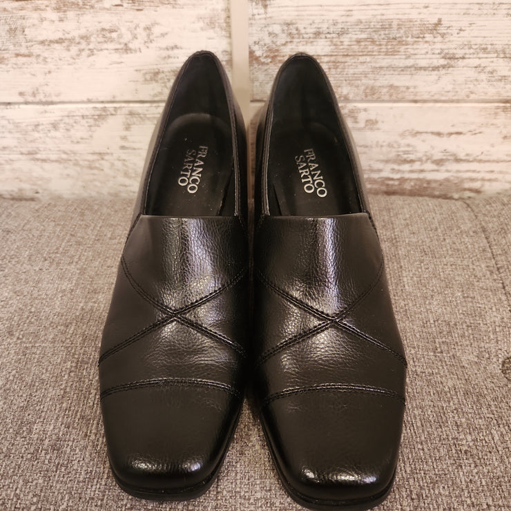 BLACK LEATHER SHOES (NEW)