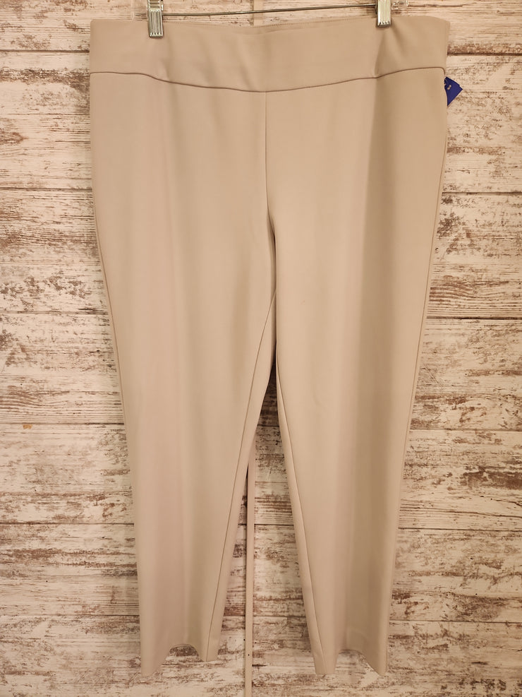 TAN STRETCH PANTS